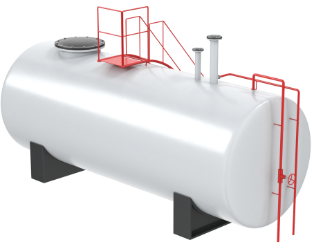 Industrial Tank PBR 3D Модель