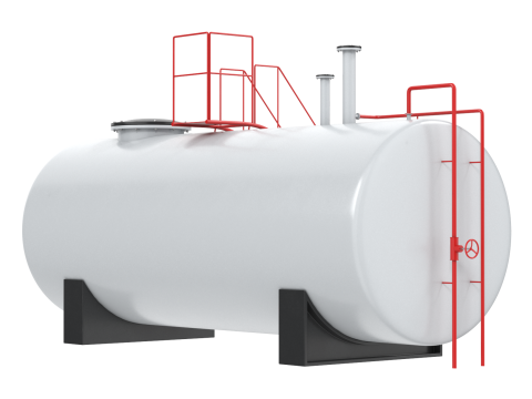 Industrial Tank PBR 3D Модель