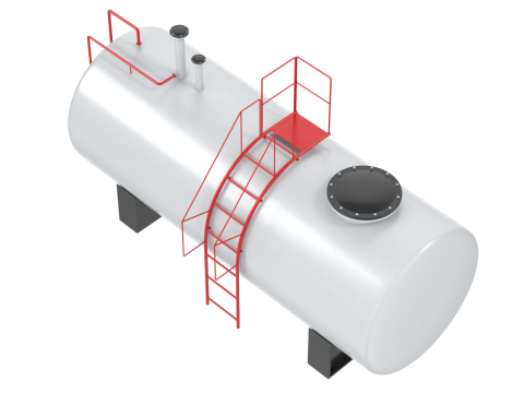 Industrial Tank PBR 3D Модель