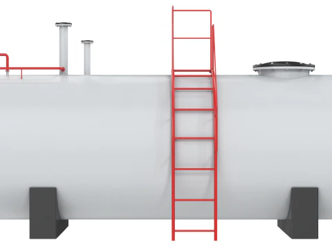 Industrial Tank PBR 3D Model