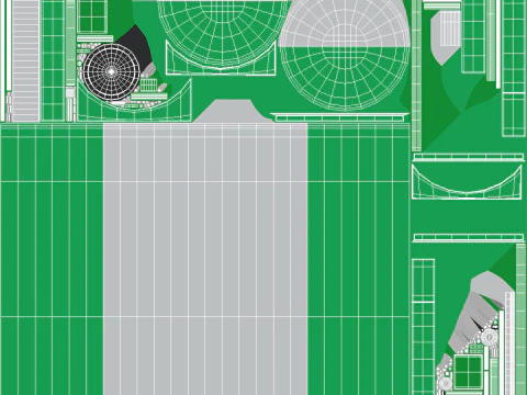 Green Industrial Tank PBR 3D Model