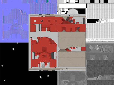Red Farm Barn 18 Model 3D