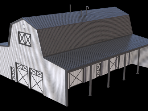 Farm Barn 18 3D 모델