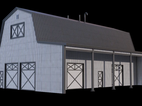 ファームバーン 18 3Dモデル