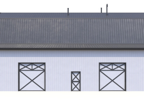 Farm Barn 19 PBR Model 3D