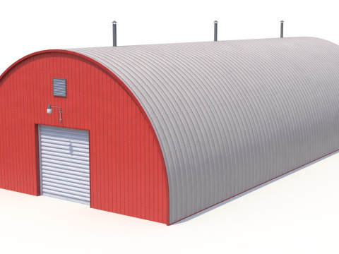 Red Farm Hangar 20 3D 模型