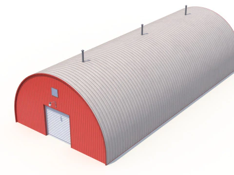 Ангар Красной Фермы 20 3D Модель