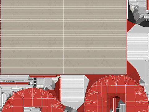 Red Farm Hangar 20 3D 模型