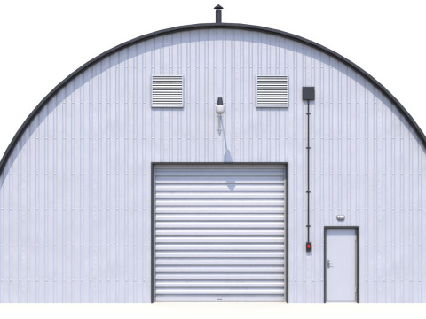 Industrial Hangar 3Dモデル