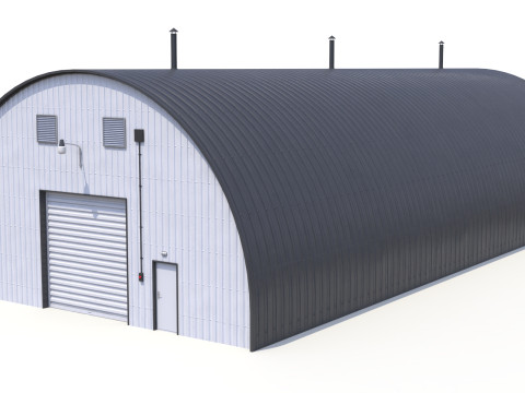 Industrial Hangar 3Dモデル