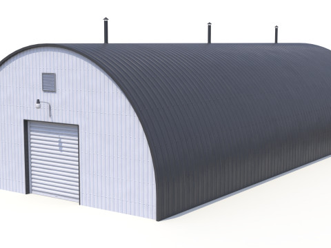 Industrial Hangar 3Dモデル