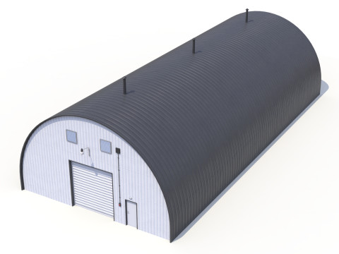 Industrial Hangar 3Dモデル