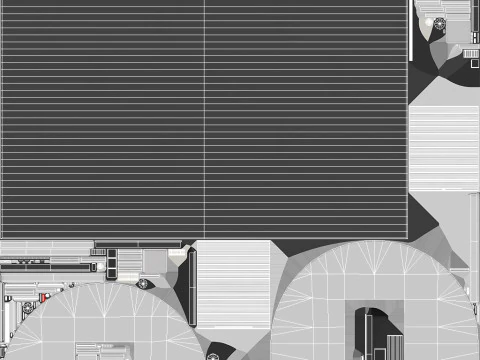 Hangar Industriel Modèle 3D