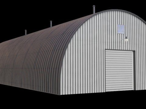 Industrial Hangar 3Dモデル