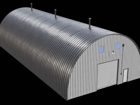 Industrial Hangar 3Dモデル