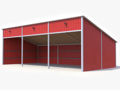 Silage Clamp 12 PBR 3D 模型