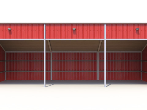 Silage Clamp 12 PBR 3D Model