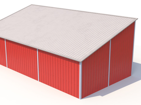 Silage Clamp 12 PBR 3D Model