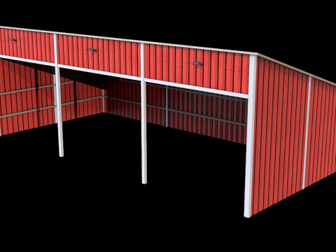 Silage Clamp 12 PBR 3D Model