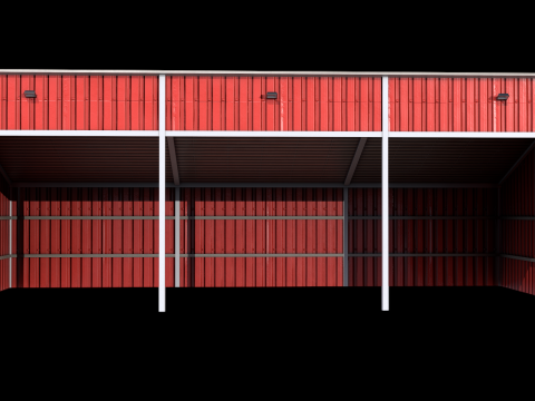 Silage Clamp 12 PBR 3D Model