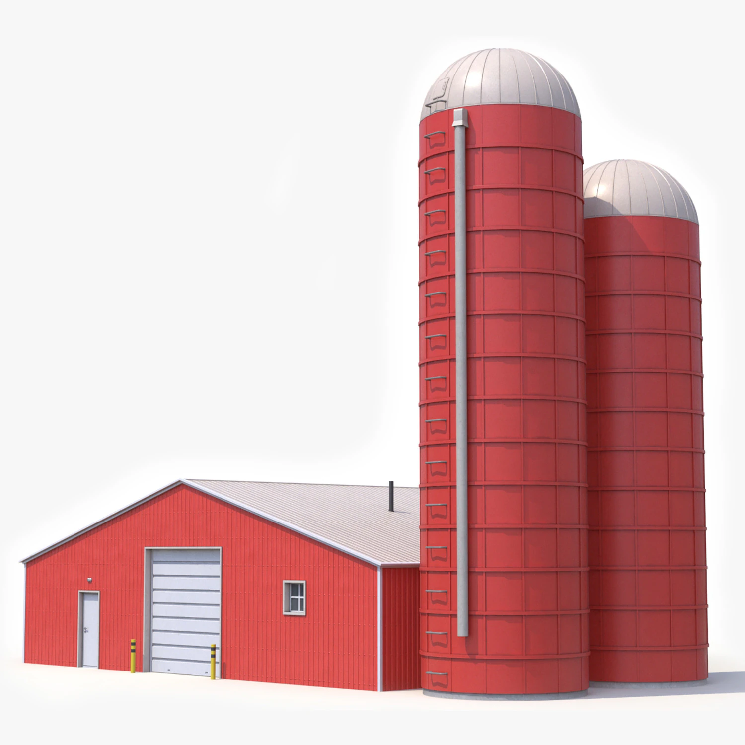 Farm Building 21 3D Model .c4d .max .obj .3ds .fbx .stl .blend 