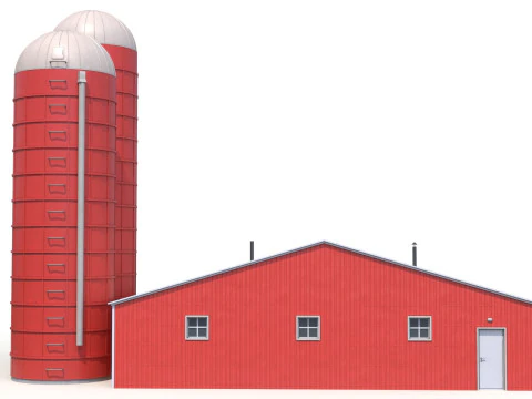 Farm Building 21 3D Model