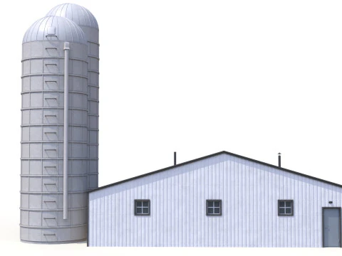 ファームビルディング21 3Dモデル