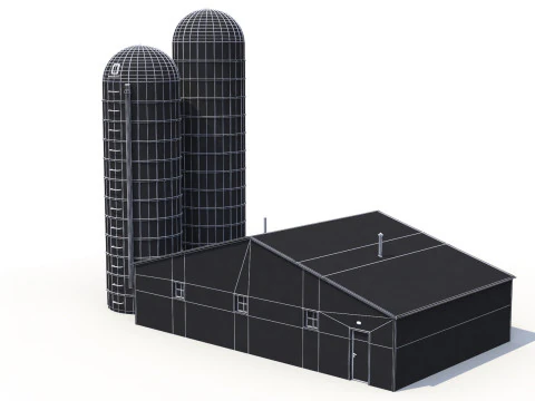 ファームビルディング21 3Dモデル