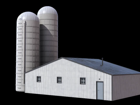 ファームビルディング21 3Dモデル