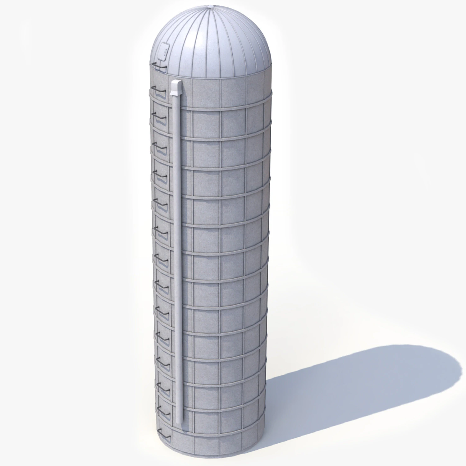 Farm Bunker Silo PBR 3D Model .c4d .max .obj .3ds .fbx .stl .blend 