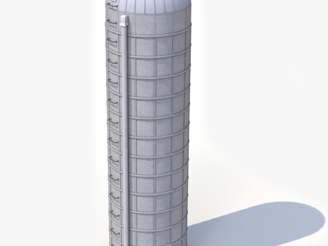Farm Bunker Silo PBR 3D 모델