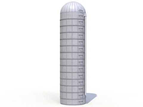 Farm Bunker Silo PBR 3D Model