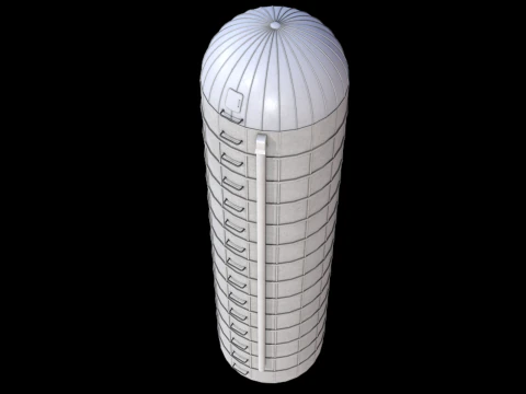 Farm Bunker Silo PBR 3D Model