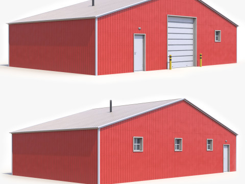 Red Farm Building 22 3D 모델