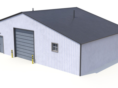 Farm Building 22 PBR 3D Modell