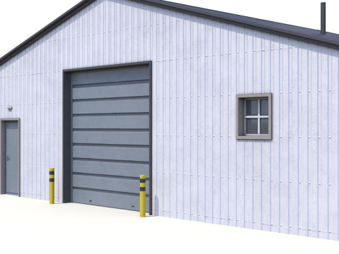 Farm Building 22 PBR 3D Modell