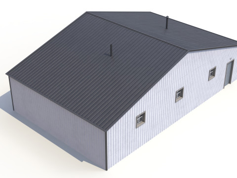Farm Building 22 PBR 3D Modell