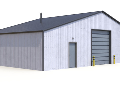 Farm Building 22 PBR 3D Modell