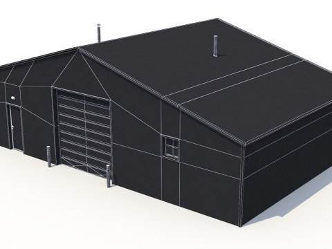 Farm Building 22 PBR 3D Modell