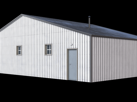 Farm Building 22 PBR 3D Modell