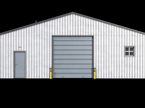 Farm Building 22 PBR 3D Modell