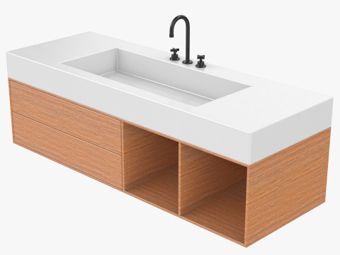 Bathroom Cabinet 3D Модель