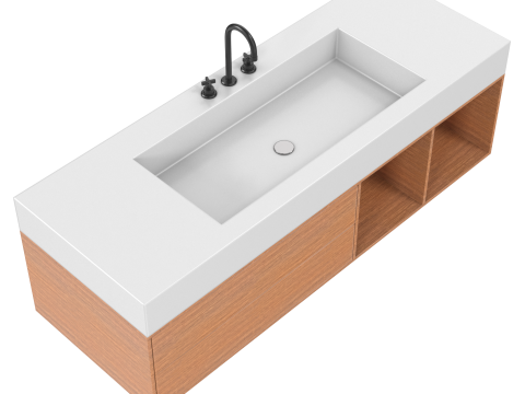 Bathroom Cabinet 3D Модель