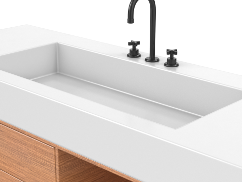 Bathroom Cabinet 3D Модель