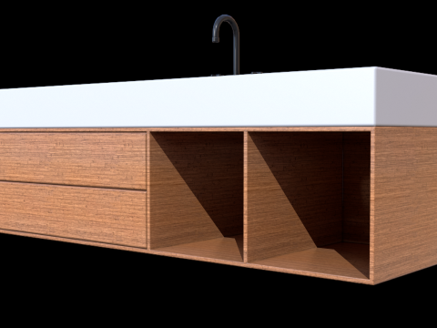 Bathroom Cabinet 3D Модель