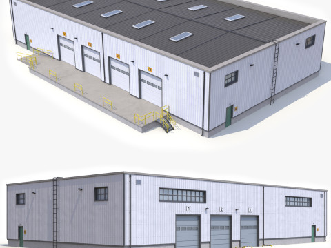 Warehouse 23 PBR Modèle 3D