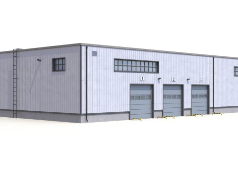 Склад 23 ПБР 3D Модель