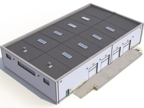 Almacén 23 PBR Modelo 3D