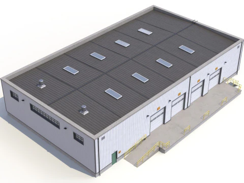 Склад 23 ПБР 3D Модель