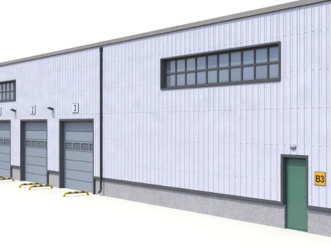 Склад 23 ПБР 3D Модель